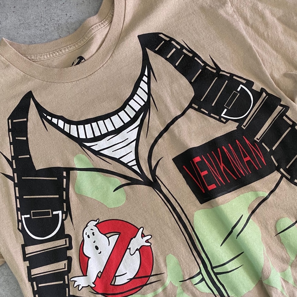 GHOSTBUSTERS Dr. Peter Venkman glow in dark shirt